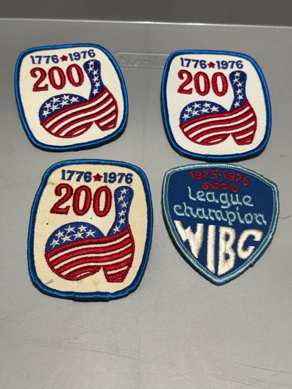 1776 1976‎ bowling patches WIBC league champion bowling sports